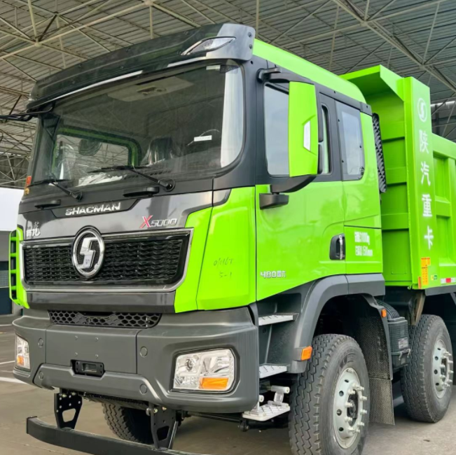 Used Shacman Dump Trucks X5000 Green