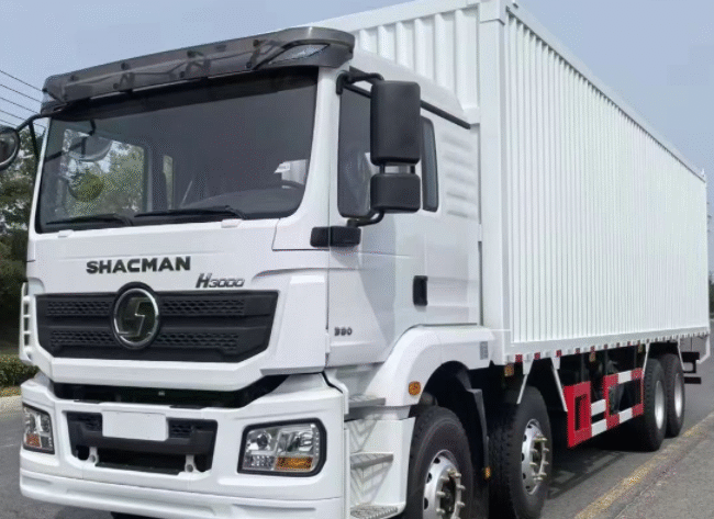 Used SHACMAN 12 Wheels Box Trucks
